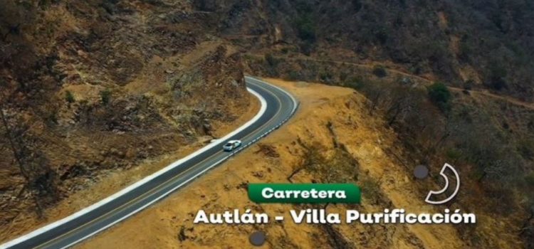 Gobierno de Jalisco entrega carretera Autlán-Villa Purificación