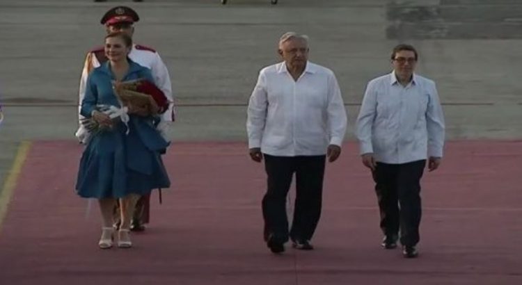 López Obrador ya está en Cuba