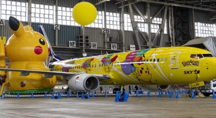 Presentan avión “Pikachu”