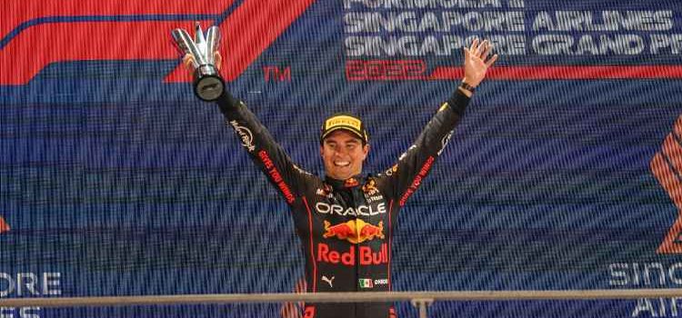Checo Pérez ocupa el primer lugar del Ranking de pilotos de la F1