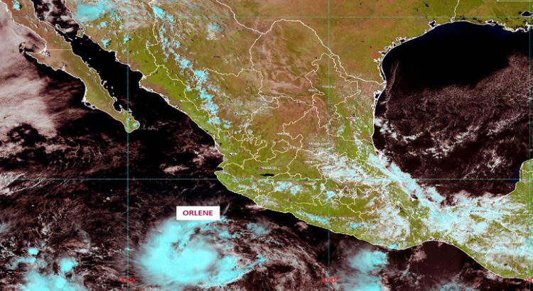 Orlene ya es huracán categoría 1 entre Colima y Jalisco