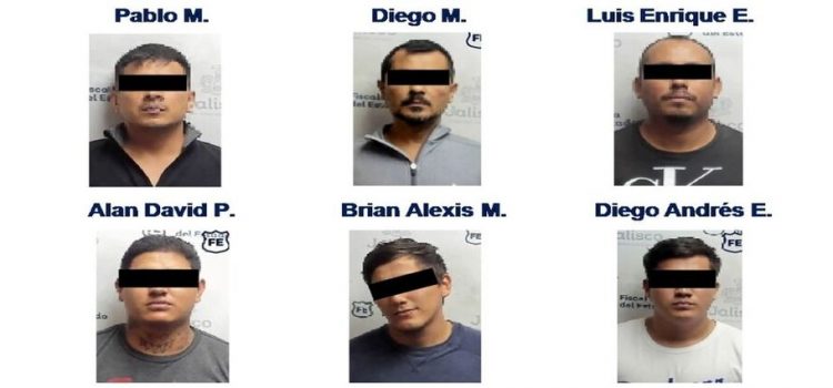 Detienen a 6 implicados en ataque armado contra policías de investigación en Jalisco