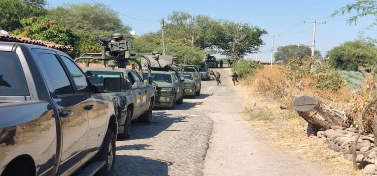 Enfrentamiento entre delincuentes y elementos del Ejército en Jalisco, deja 5 muertos