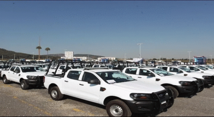 Entregan 80 patrullas a municipios para reforzar la seguridad de Jalisco