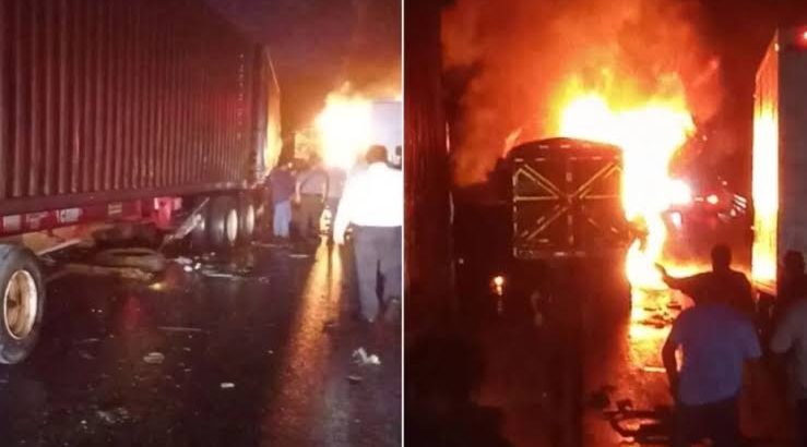 Accidente en la autopista Guadalajara-Colima, hay cuatro muertos