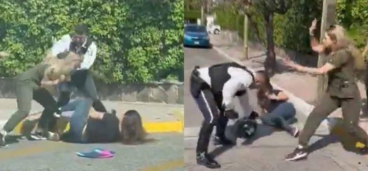 Jalisco: Difunden video de la pelea entre un Policía Vial y dos mujeres