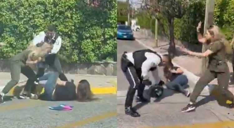 Jalisco: Difunden video de la pelea entre un Policía Vial y dos mujeres