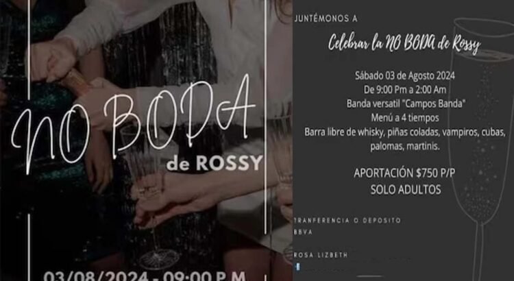 Por infidelidad del novio canceló la boda… pero no la fiesta Por infidelidad del novio canceló la boda… pero no la fiesta