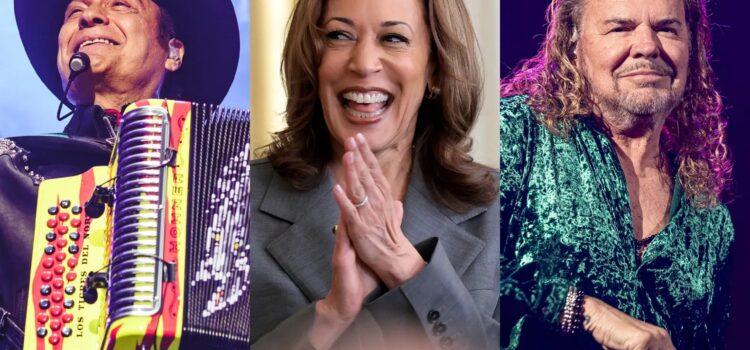 Maná y Los Tigres del Norte se unen a Kamala Harris para impulsar el voto latino