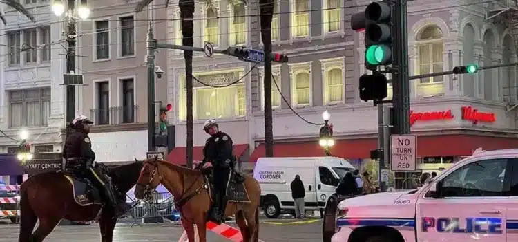 Dos mexicanos resultaron heridos en atropellamiento masivo en Nueva Orleans