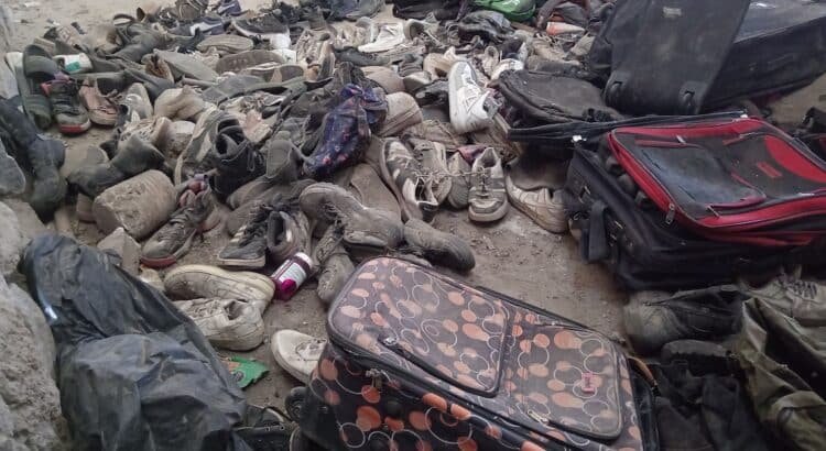 Rancho de la Desaparición: 154 pares de zapatos y más de mil artículos hallados en una escena de terror