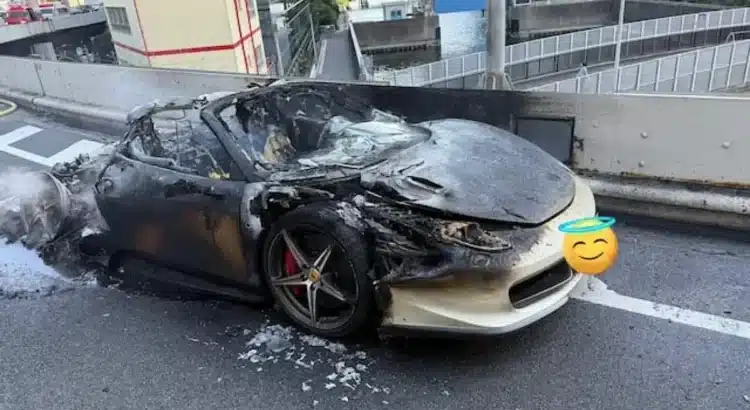 Ahorró 10 años para comprarse un Ferrari… se le incendió en una hora Ahorró 10 años para comprarse un Ferrari… se le incendió en una hora