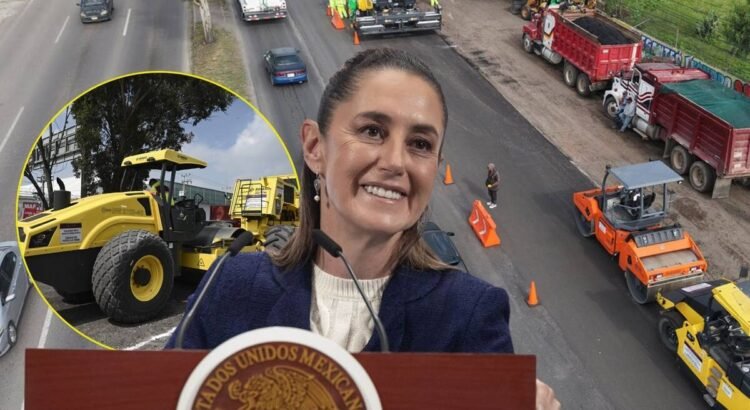 Sheinbaum promete repavimentar red carretera federal en Jalisco