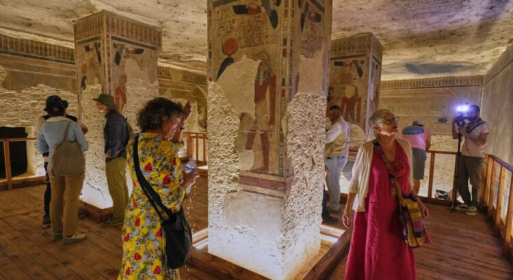 Reabre al público la tumba del faraón Amenhotep III tras una extensa restauración